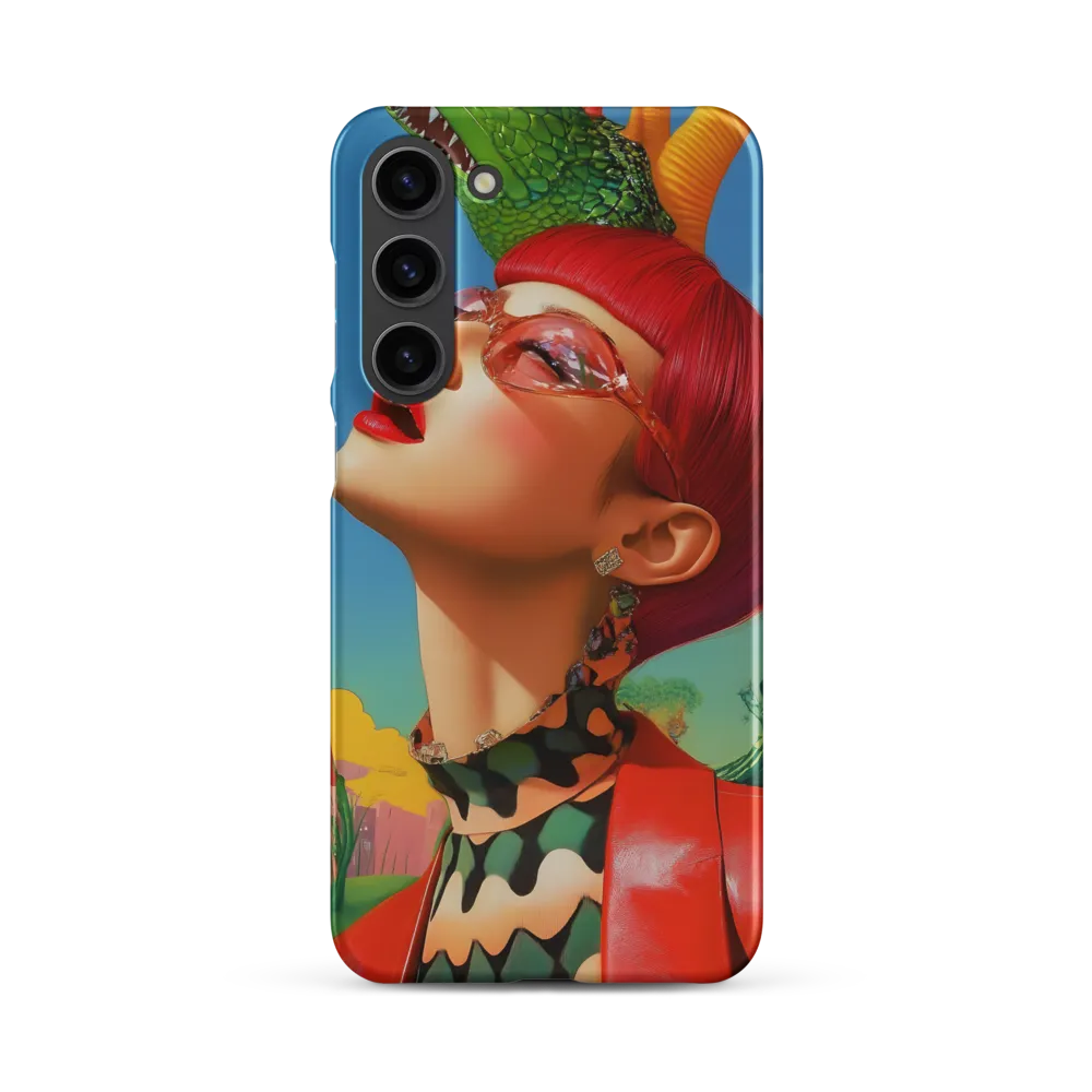 Whimsical Fantasy: A Surreal Portrait | Phone Case |  S23 Plus | Snap Case | Matte