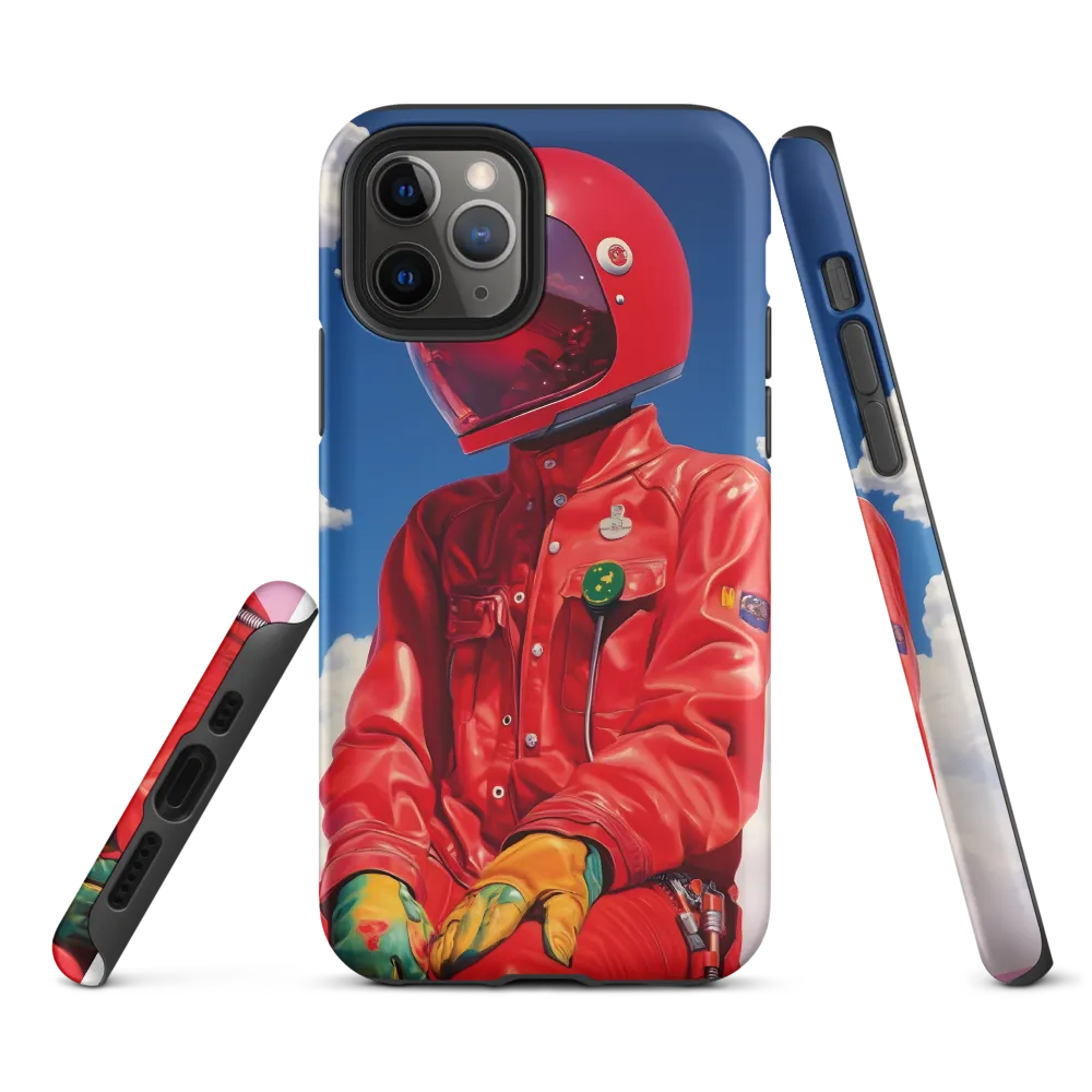 Astronaut in Crimson