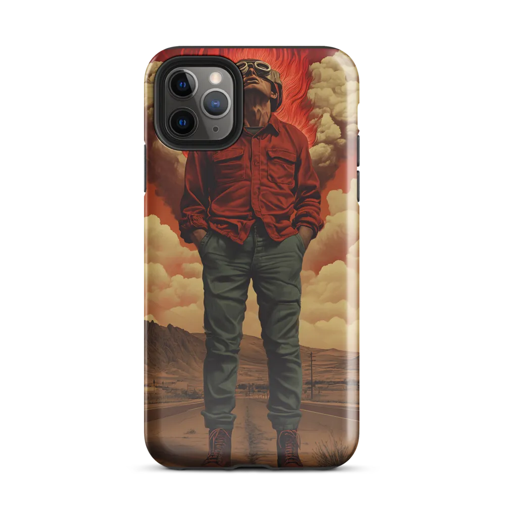 Defiant Spirit in a Surreal Landscape | Phone Case |  11 Pro Max | Tough Case | Glossy