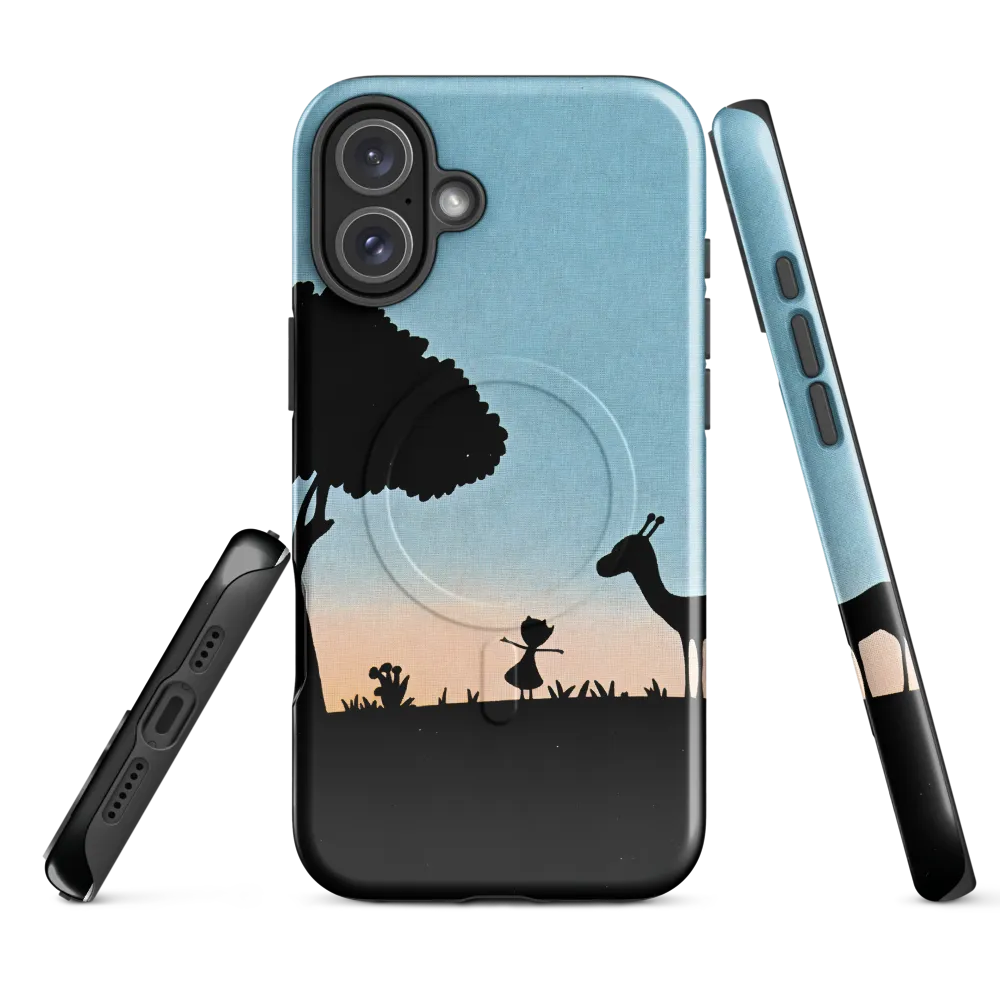 Curiosity in the Silhouette | Phone Case |  16 Plus | MagSafe® Tough Case | Glossy