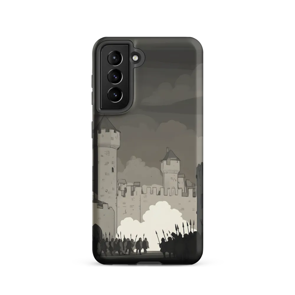 March of Valor: A Medieval Assembly | Phone Case |  S21 | Tough Case | Matte