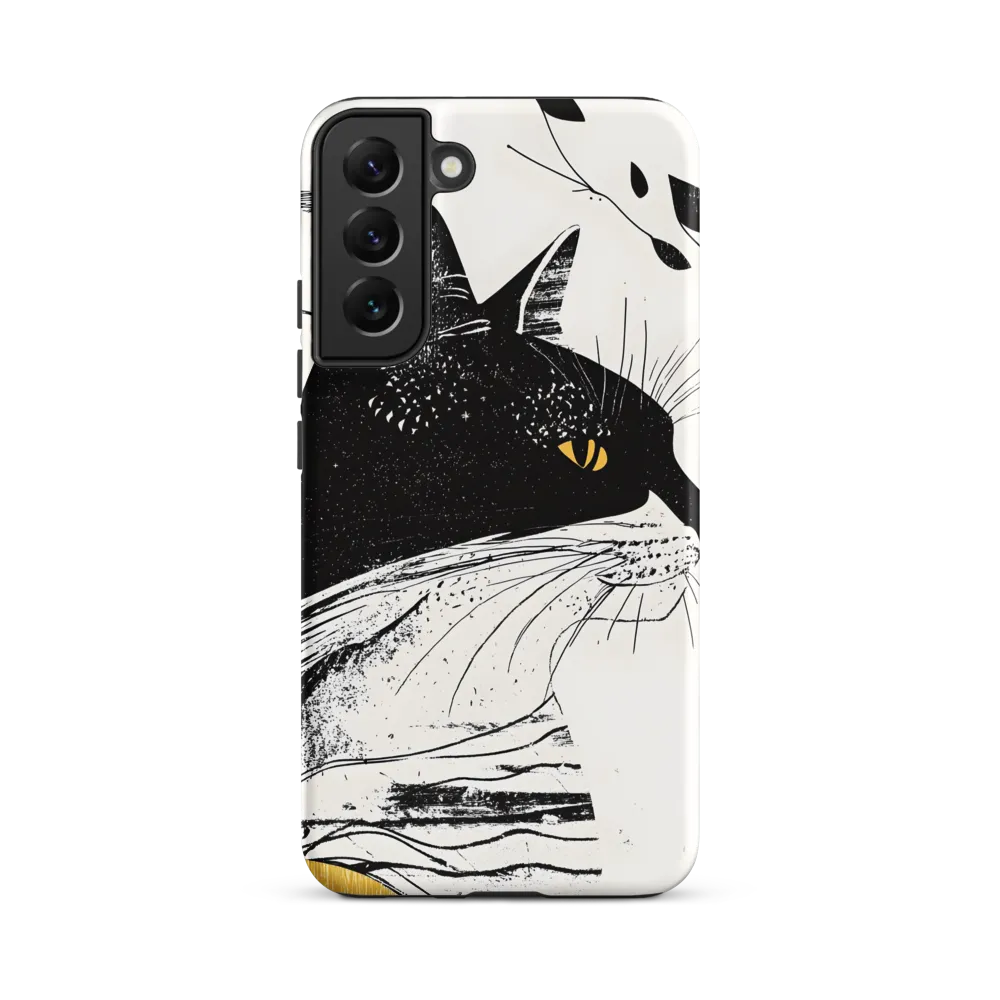 Whiskered Elegance: A Minimalist Cat Profile