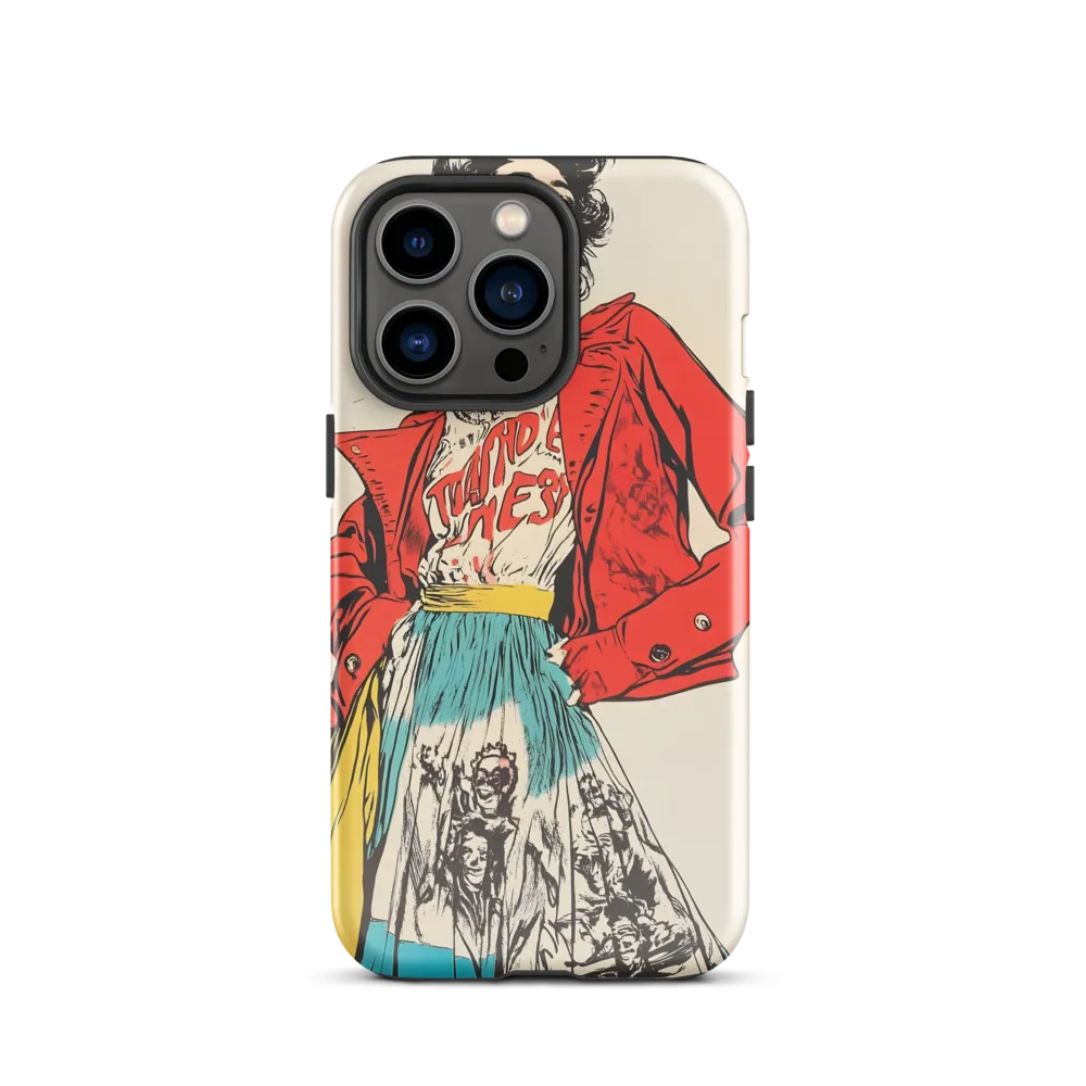 Vibrant Elegance: A Pop Art Fashion Statement