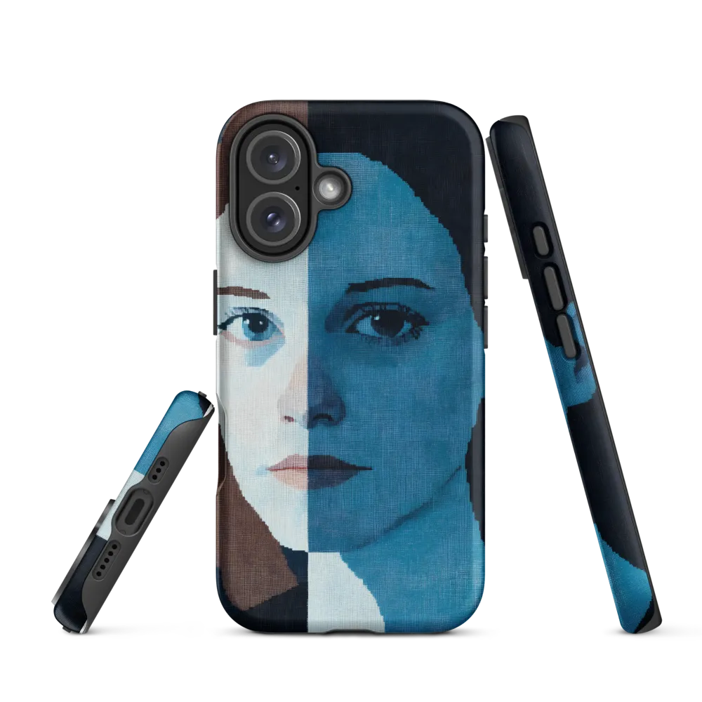 Duality in Blue | Phone Case |  16 | Tough Case | Matte