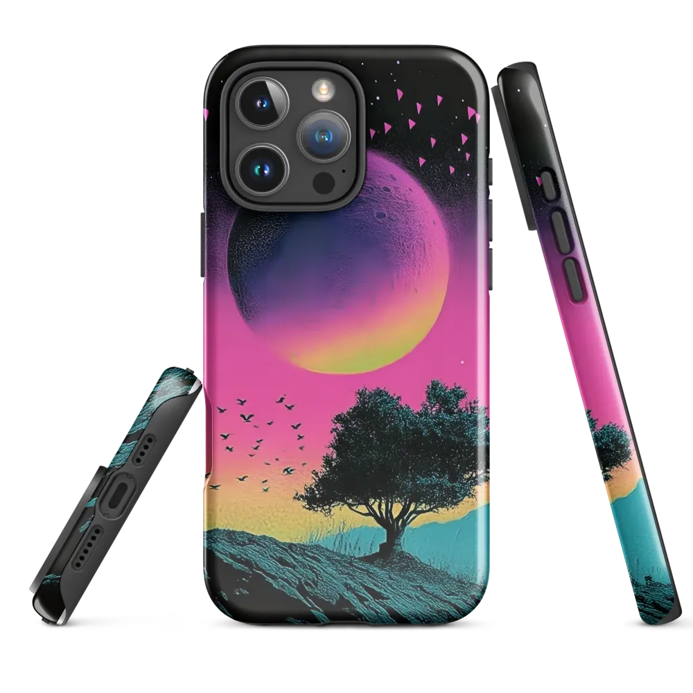 Dusk Under a Neon Moon