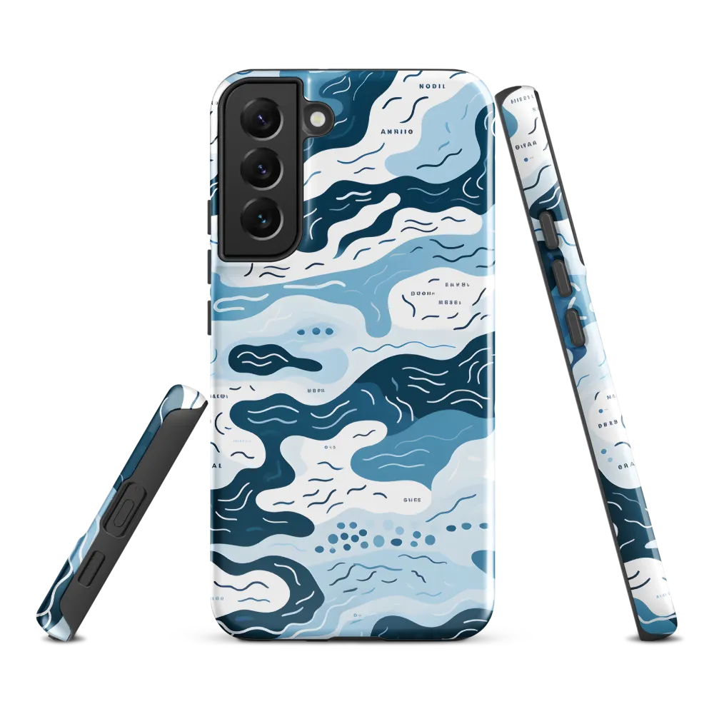 Flowing Waters: An Abstract Journey | Phone Case |  S22 Plus | Tough Case | Glossy