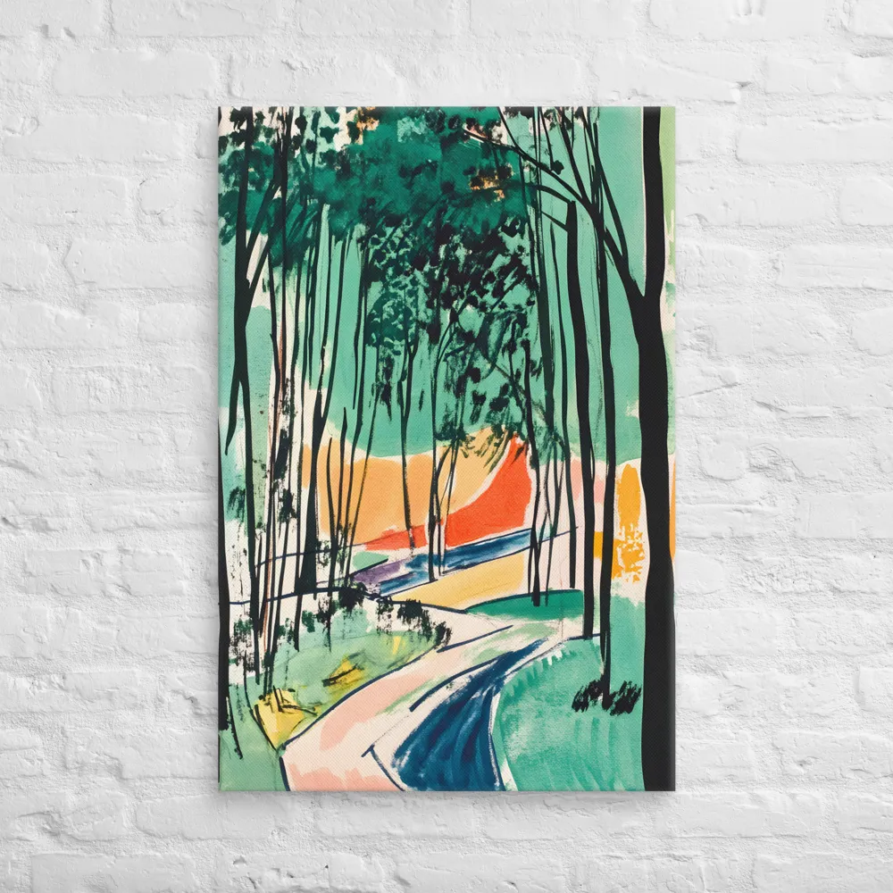 Winding Path Through the Forest | Canvas | 24″×36″
