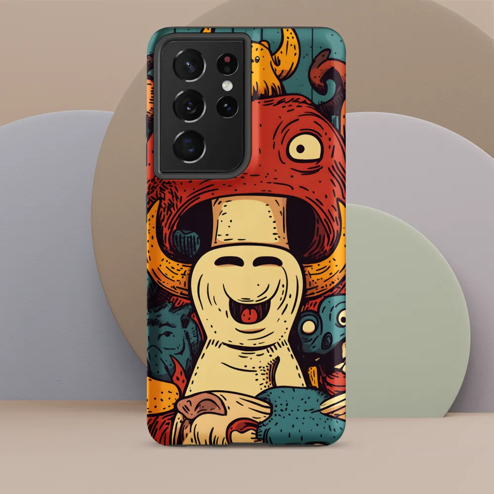 Whimsical Gathering of Creatures | Phone Case |  S21 Ultra | Tough Case | Matte