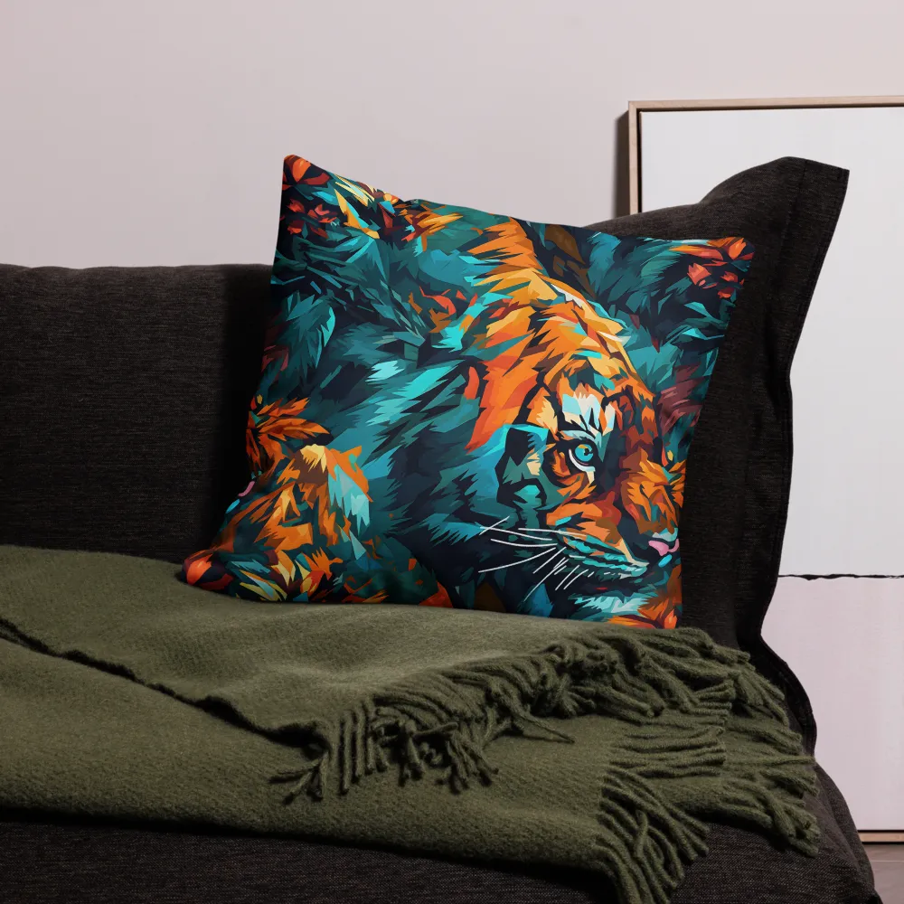 Dynamic Essence of the Tiger | Pillow & Pillow Case | Multiple Sizes