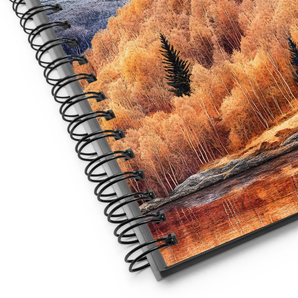 Tranquil Autumn Landscape | Spiral Notebook