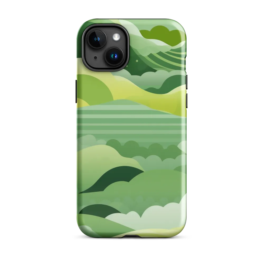 Tranquility in Green Waves