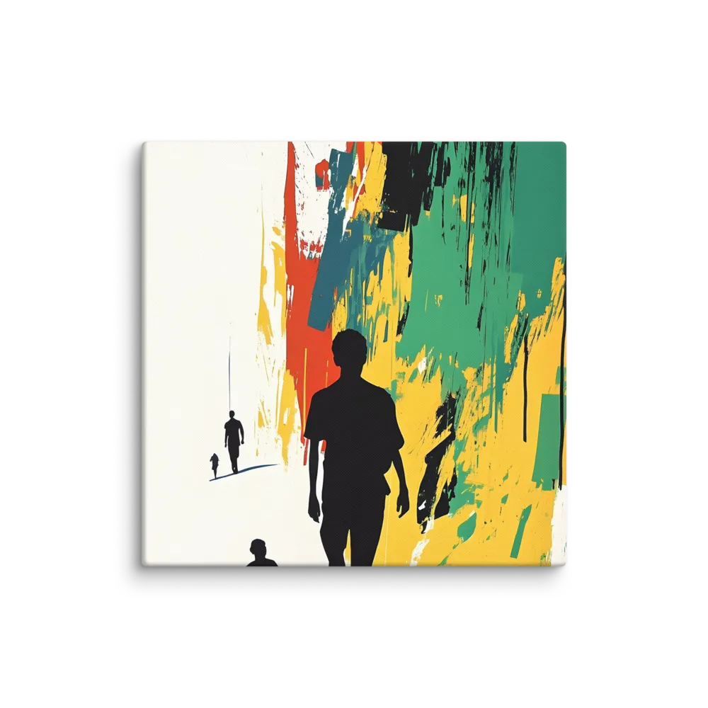 Journey of Silhouettes | Canvas | 20″×20″