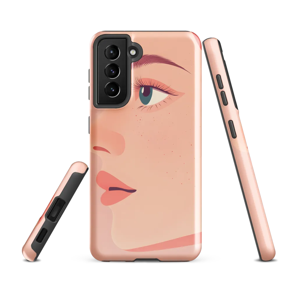 Serenity in Profile | Phone Case |  S21 FE | Tough Case | Glossy