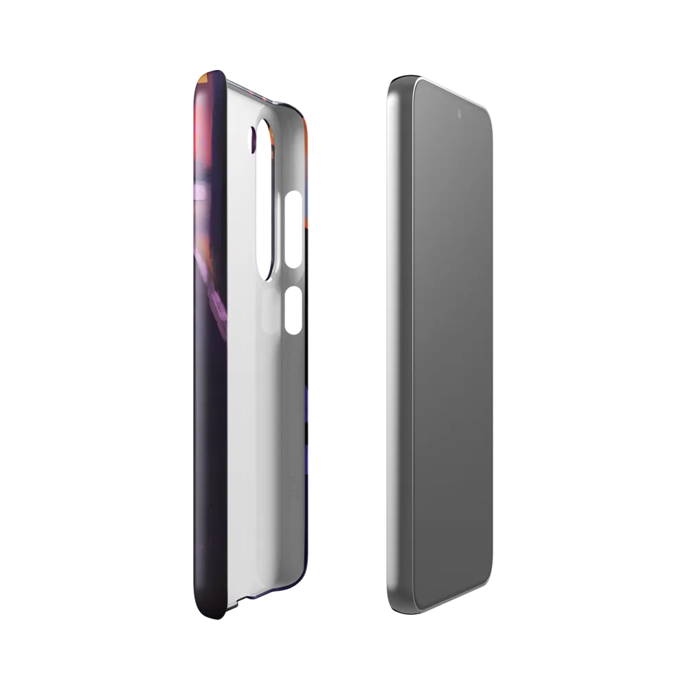 Wandering Through Neon Dreams | Phone Case |  S23 | Snap Case | Glossy
