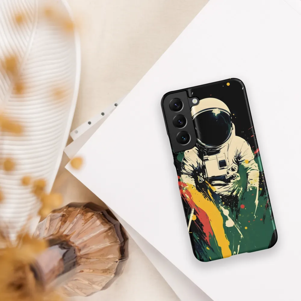Cosmic Splash: The Astronaut's Journey