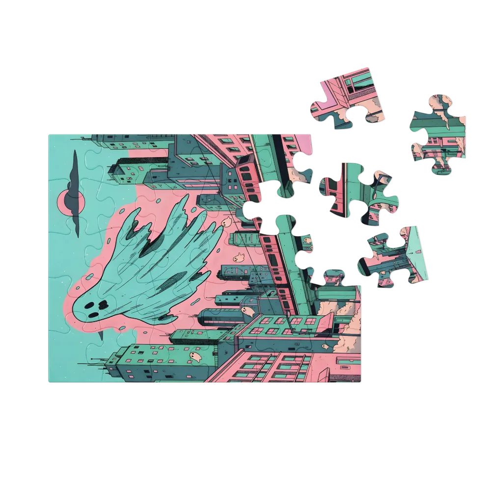 Spectral Overpass 
 Jigsaw Puzzle in Tin Box