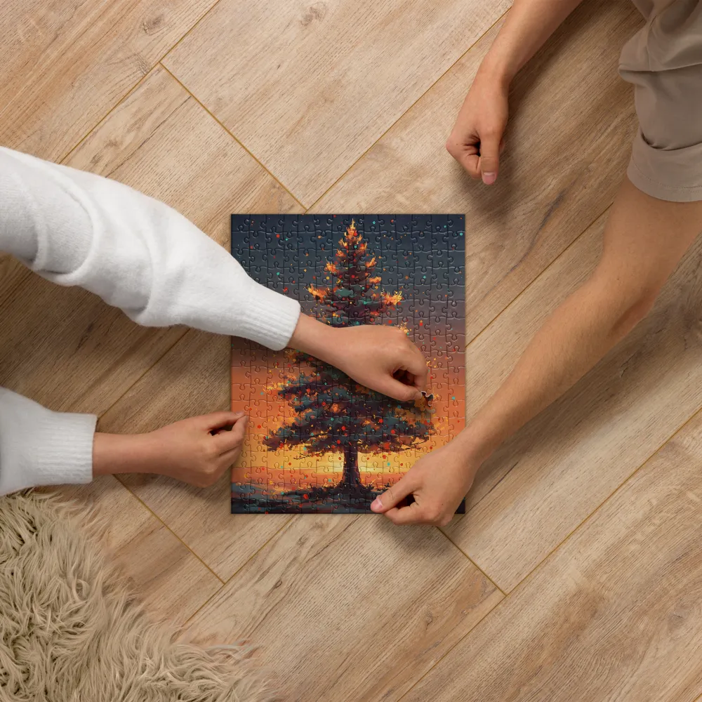 Ember Pine 
 Jigsaw Puzzle
