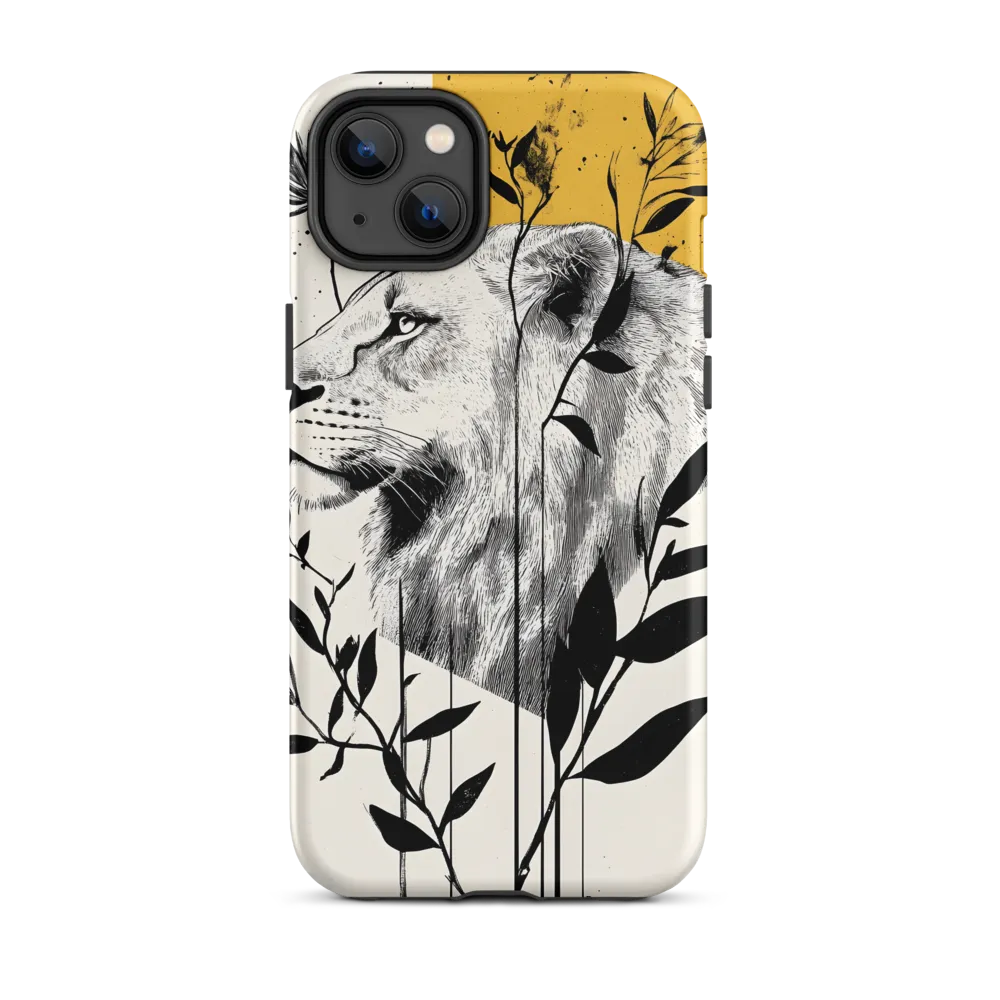 Regal Serenity: The Lion and Flora