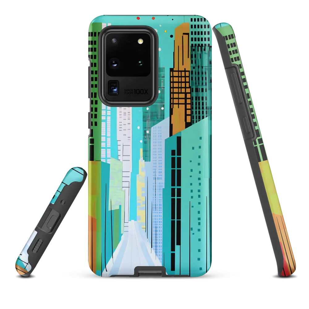 Urban Symphony in Turquoise