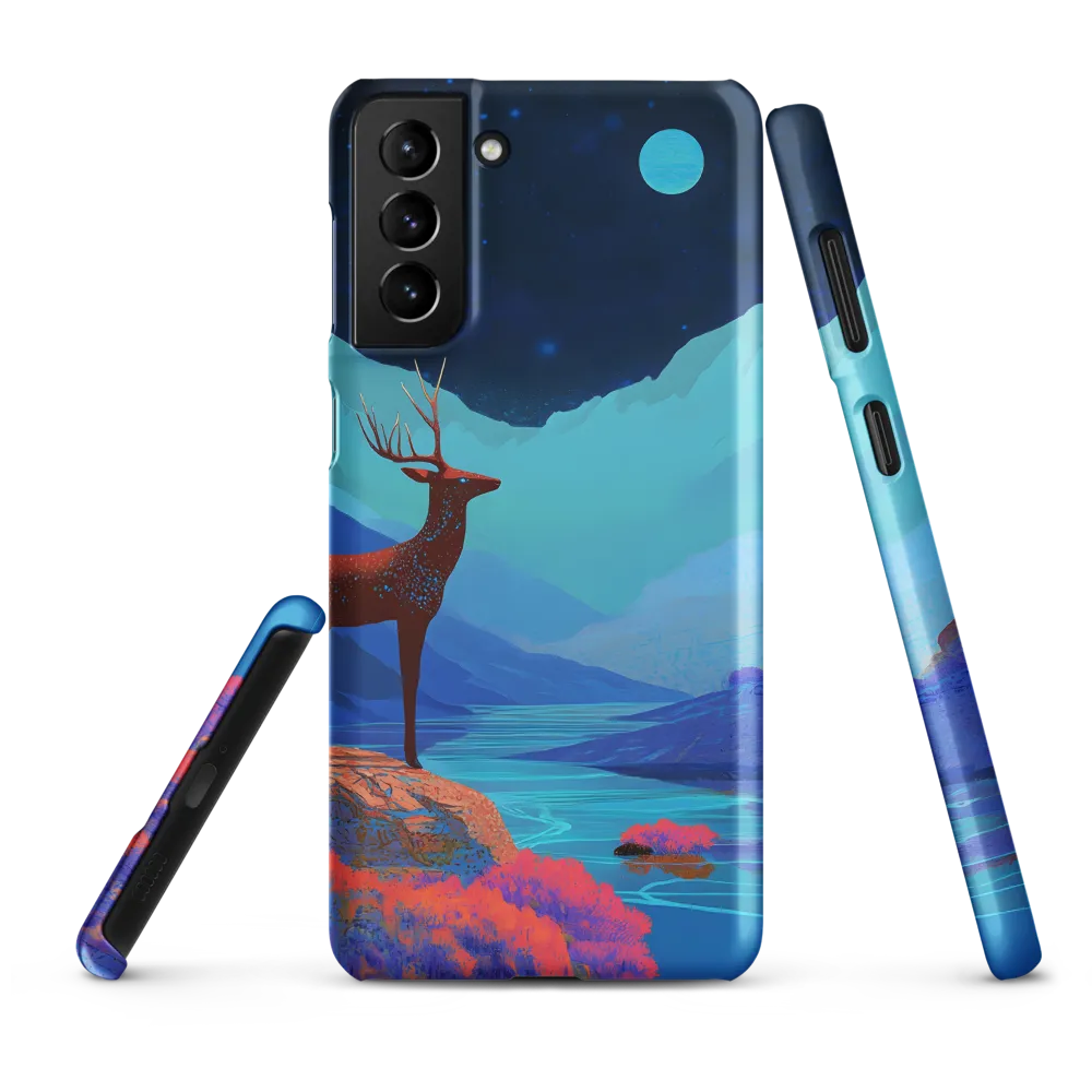 Cosmic Serenity: The Starlit Stag | Phone Case |  S21 Plus | Snap Case | Matte