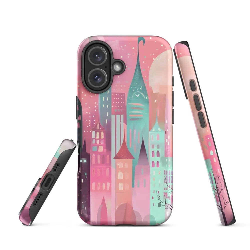 Whimsical City at Dusk | Phone Case