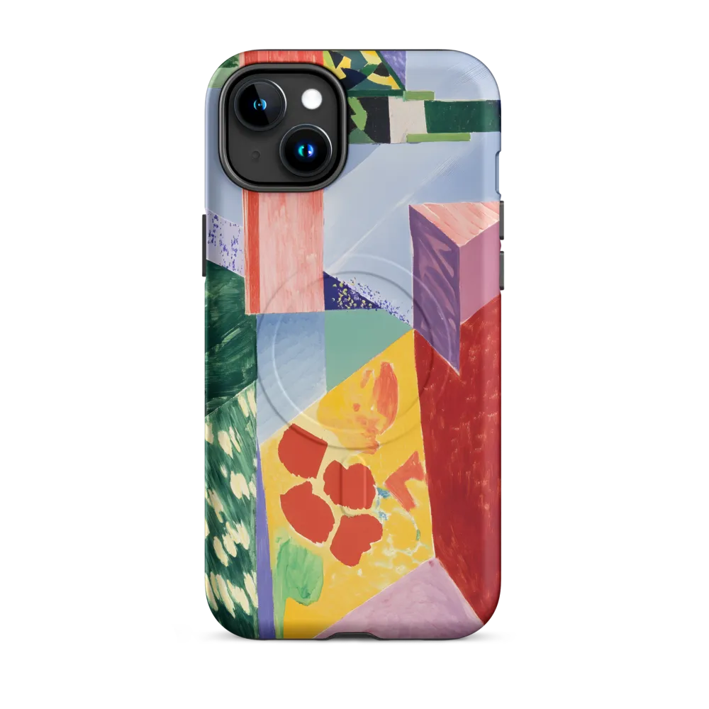 Interplay of Geometry and Color | Phone Case |  15 Plus | MagSafe® Tough Case | Matte