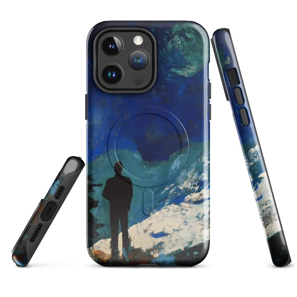 Celestial Contemplation | Phone Case |  14 Pro Max | MagSafe® Tough Case | Glossy