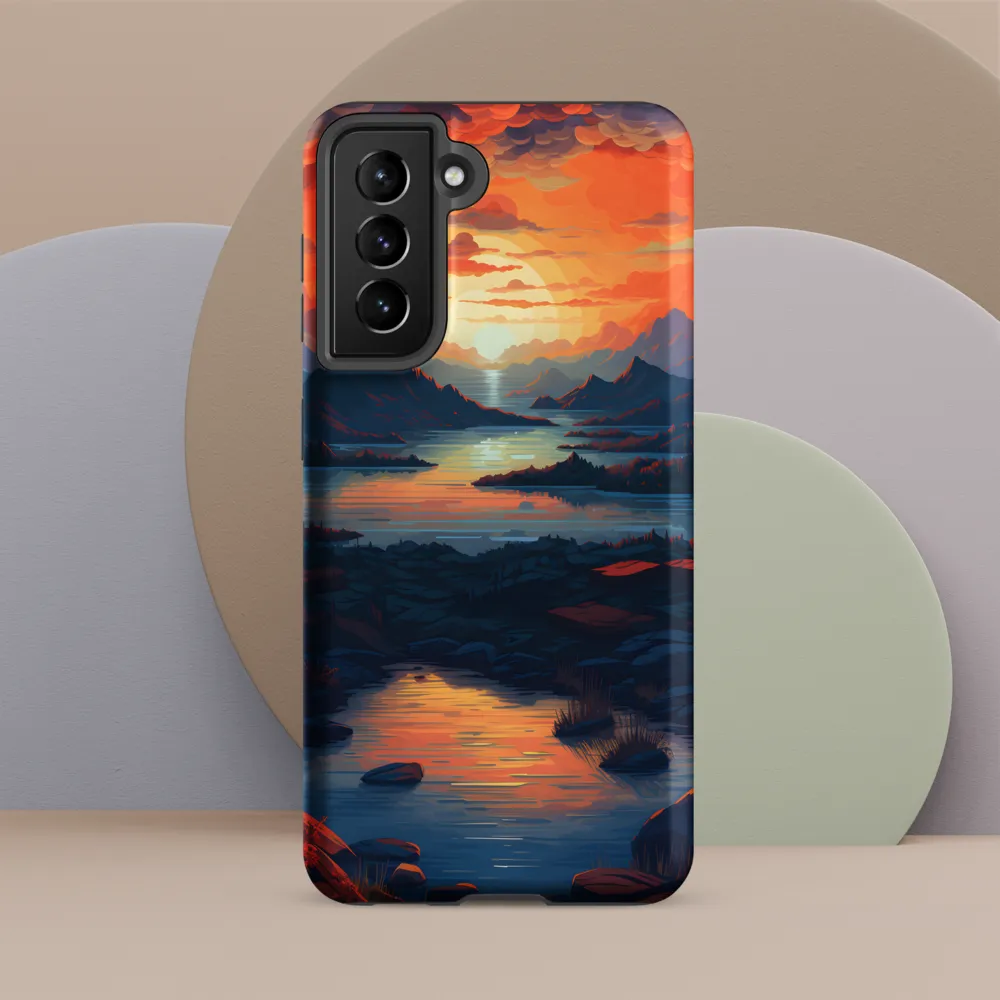 Ethereal Evening: A Digital Dusk