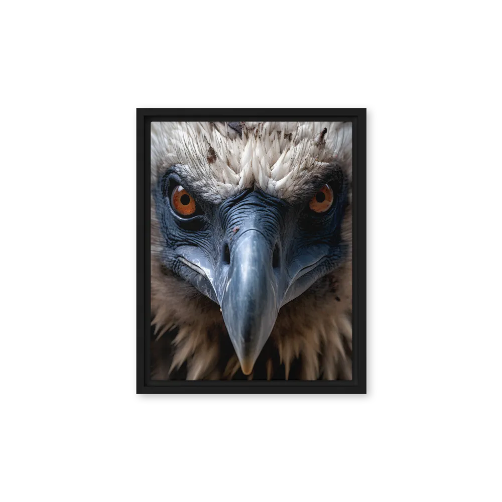 The Gaze of Strength | Canvas with Black Frame | 11″×14″