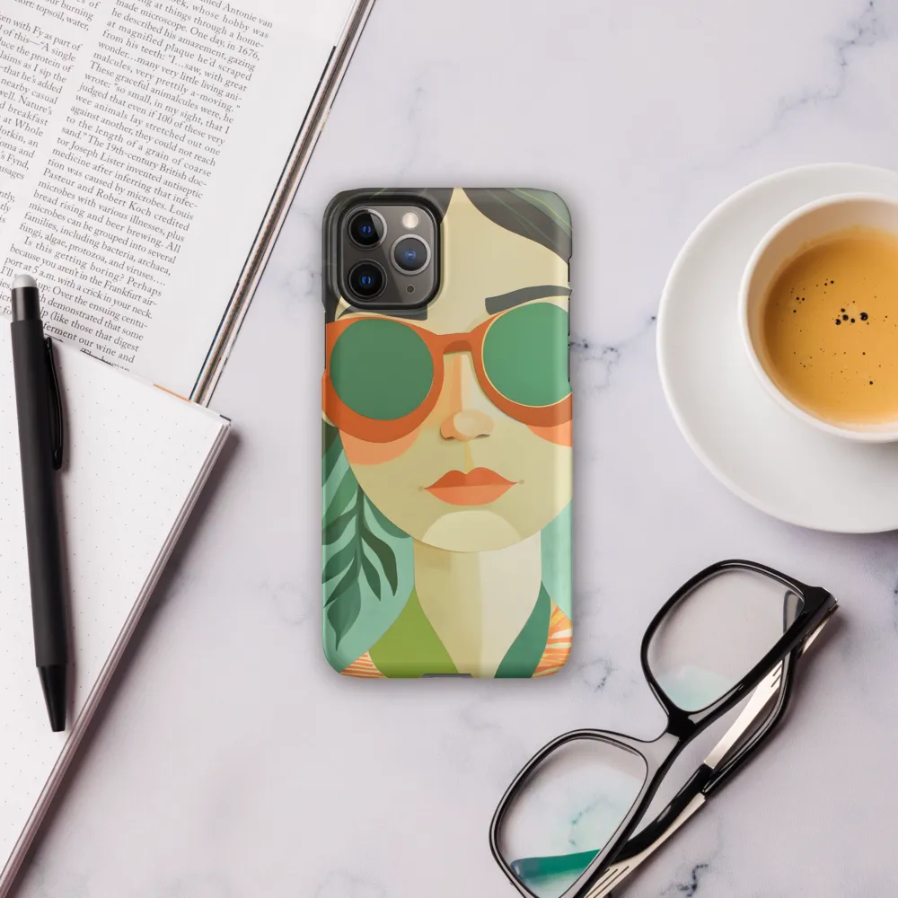 Bold Serenity: A Modern Portrait | Phone Case |  11 Pro | Snap Case | Matte