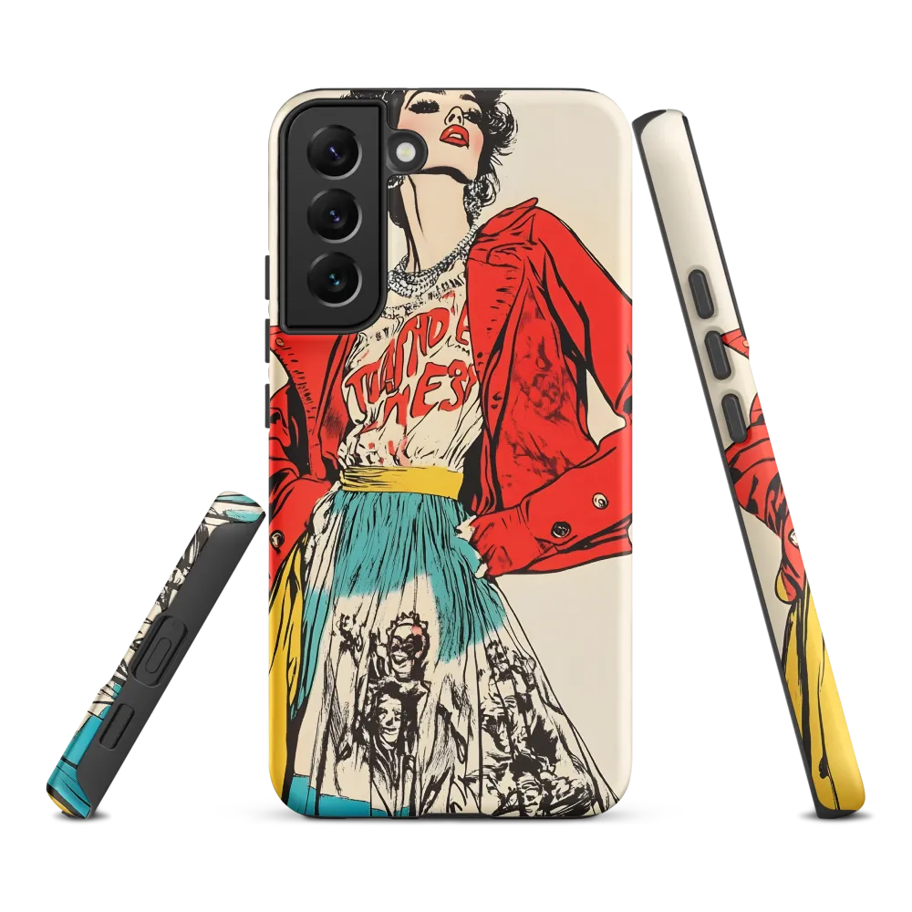 Vibrant Elegance: A Pop Art Fashion Statement
