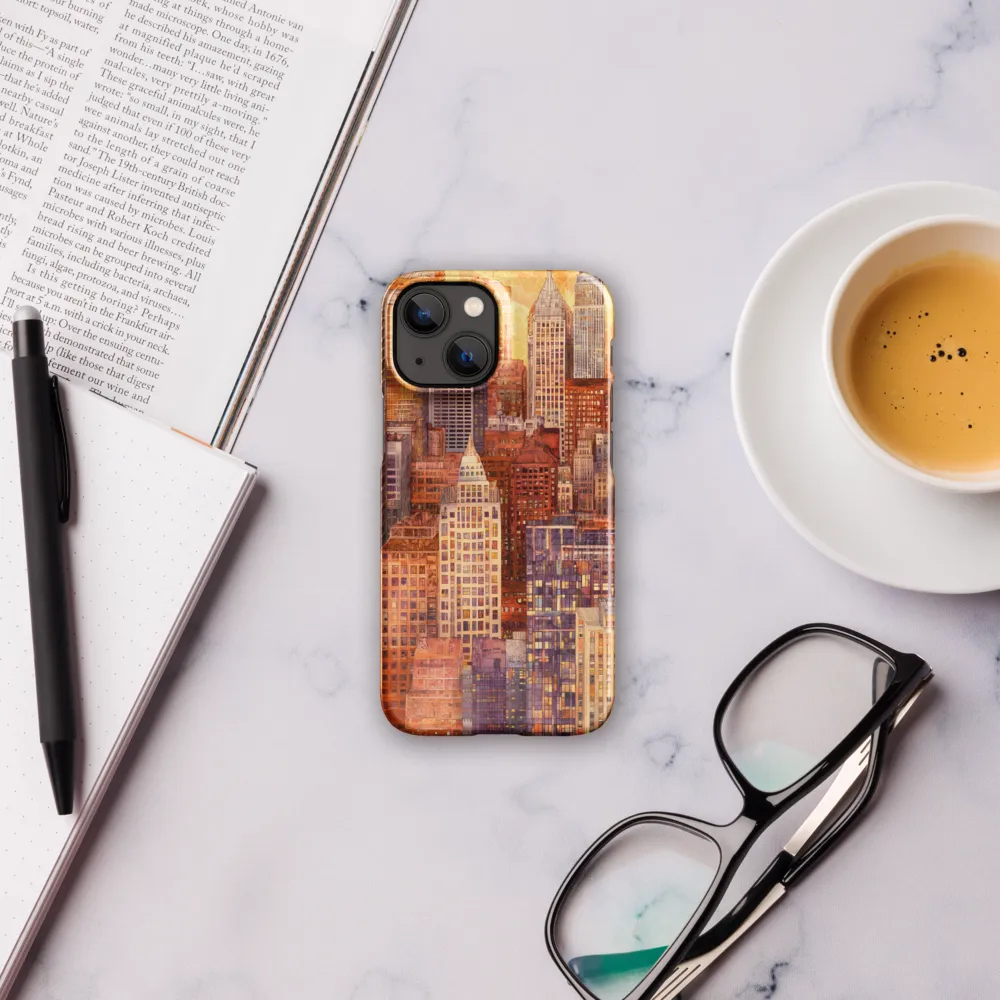 Golden Hour Over the City | Phone Case |  13 Mini | Snap Case | Glossy