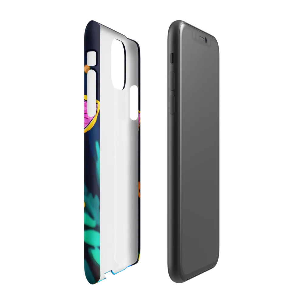 Whimsical Giraffe in Vibrant Colors | Phone Case |  11 | Snap Case | Matte