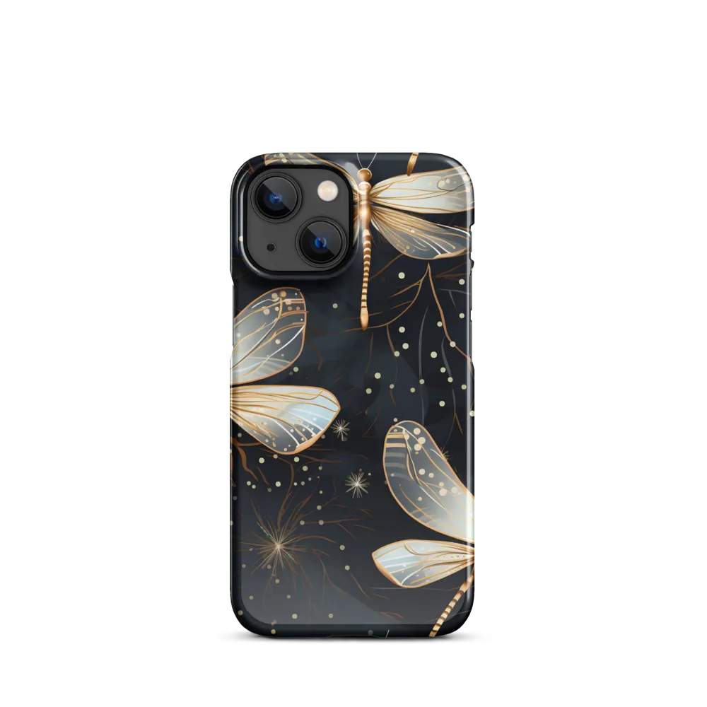 Ethereal Dance: Dragonflies in a Midnight Garden