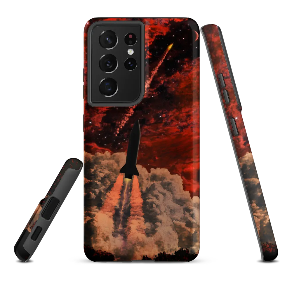 Ascent into the Cosmos | Phone Case |  S21 Ultra | Tough Case | Matte