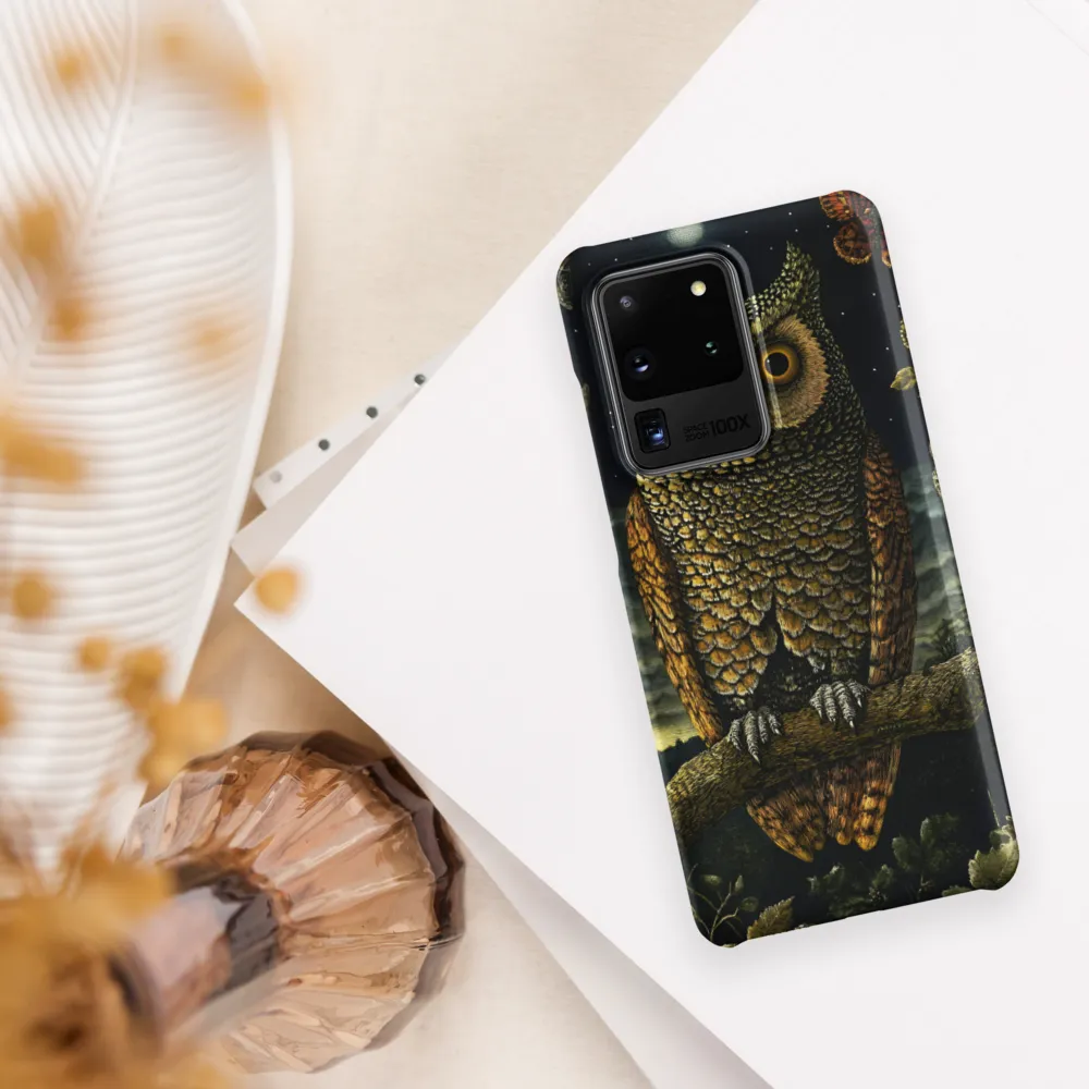 Mystical Night: The Guardian Owl | Phone Case |  S20 Ultra | Snap Case | Matte