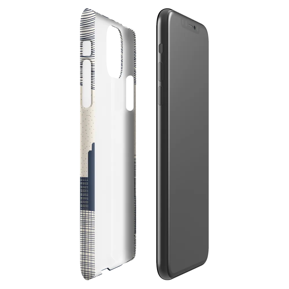 Urban Patterns: A Minimalist Skyline | Phone Case |  11 Pro Max | Snap Case | Matte