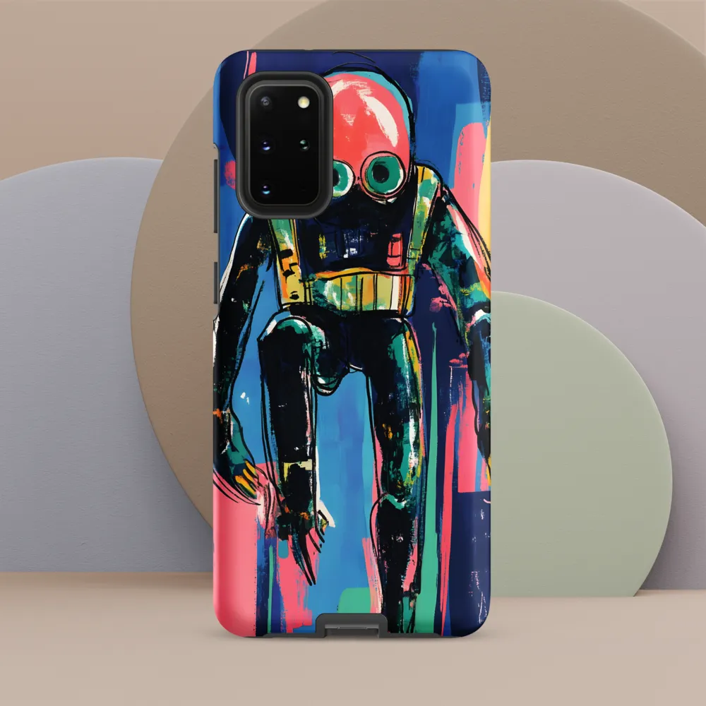 Diver in Vibrant Motion