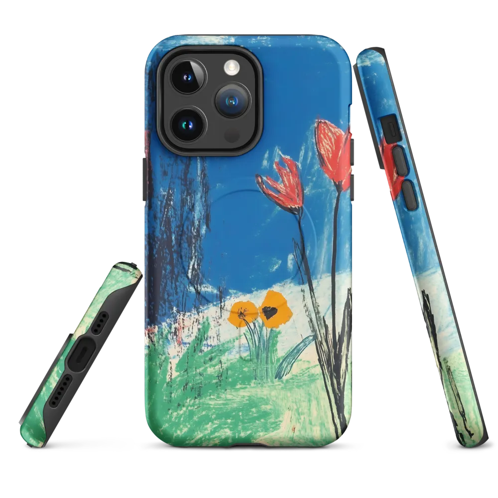 Joyful Blossoms in Blue