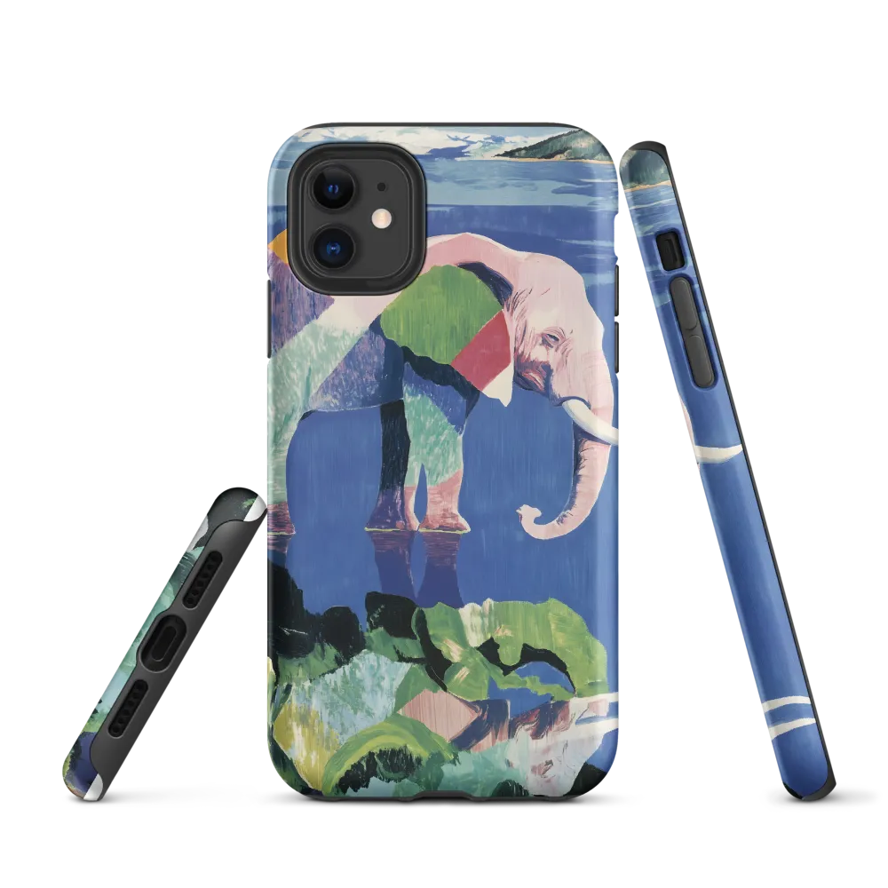 Serenity in Color: The Elephants of Reflection