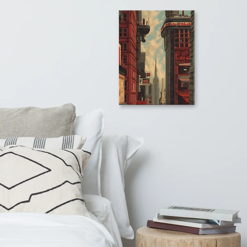 A Glimpse of Tomorrow: Urban Ambition | Canvas | 16″×20″
