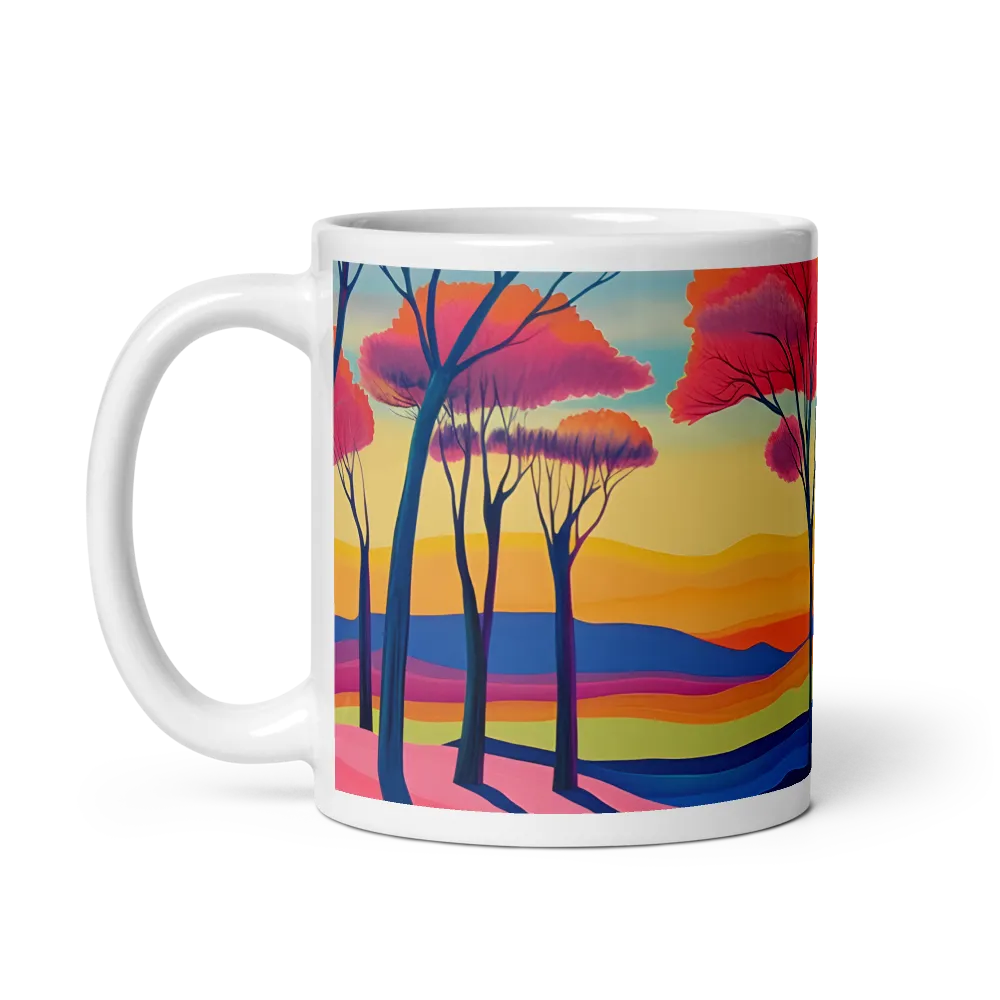 Whimsical Serenity | Mug with White inside | 11 oz