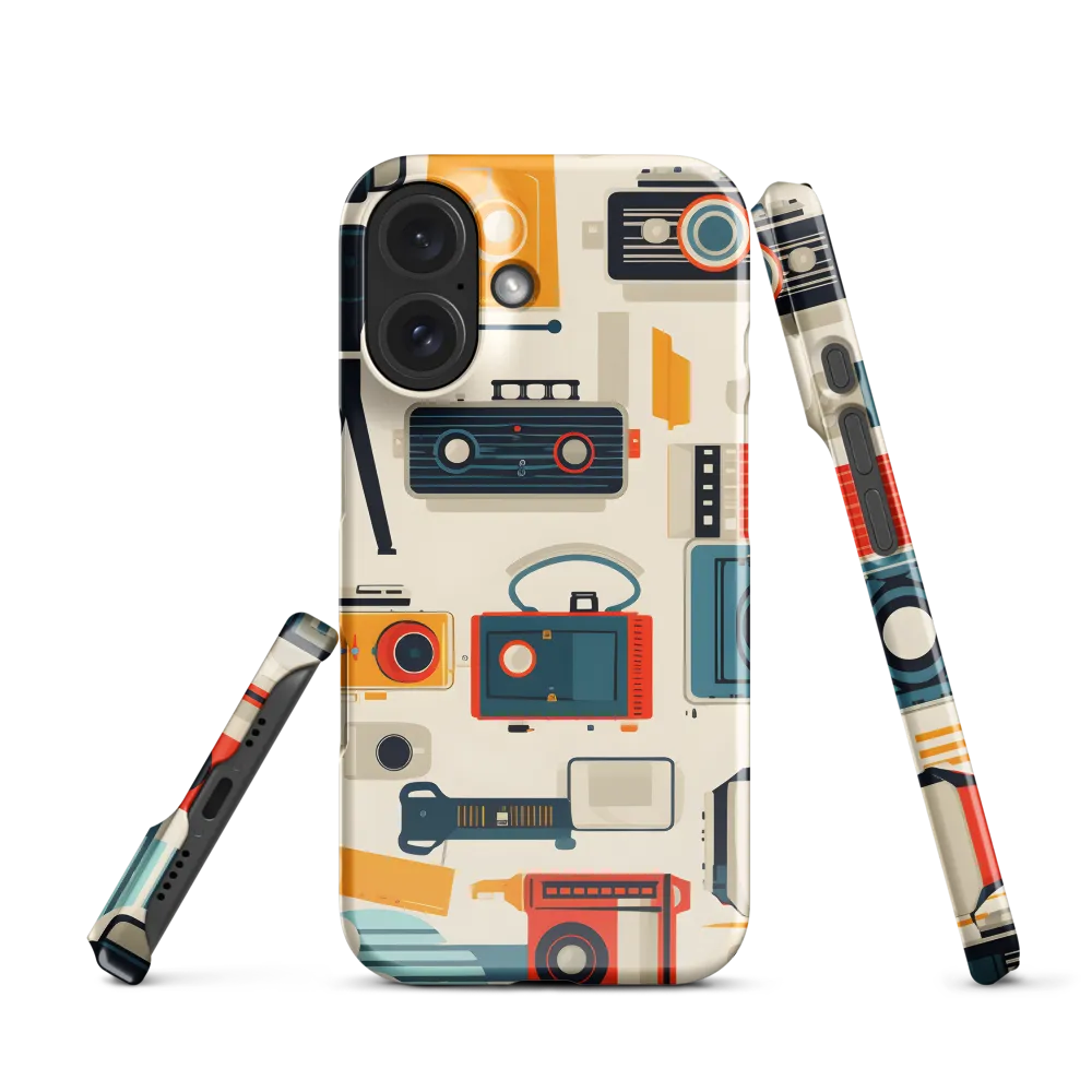 Retro Camera Collection: A Nostalgic Journey | Phone Case |  16 | Snap Case | Glossy