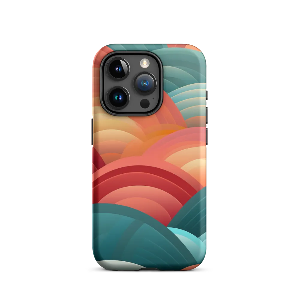 Rhythms of the Waves | Phone Case |  15 Pro | Tough Case | Matte