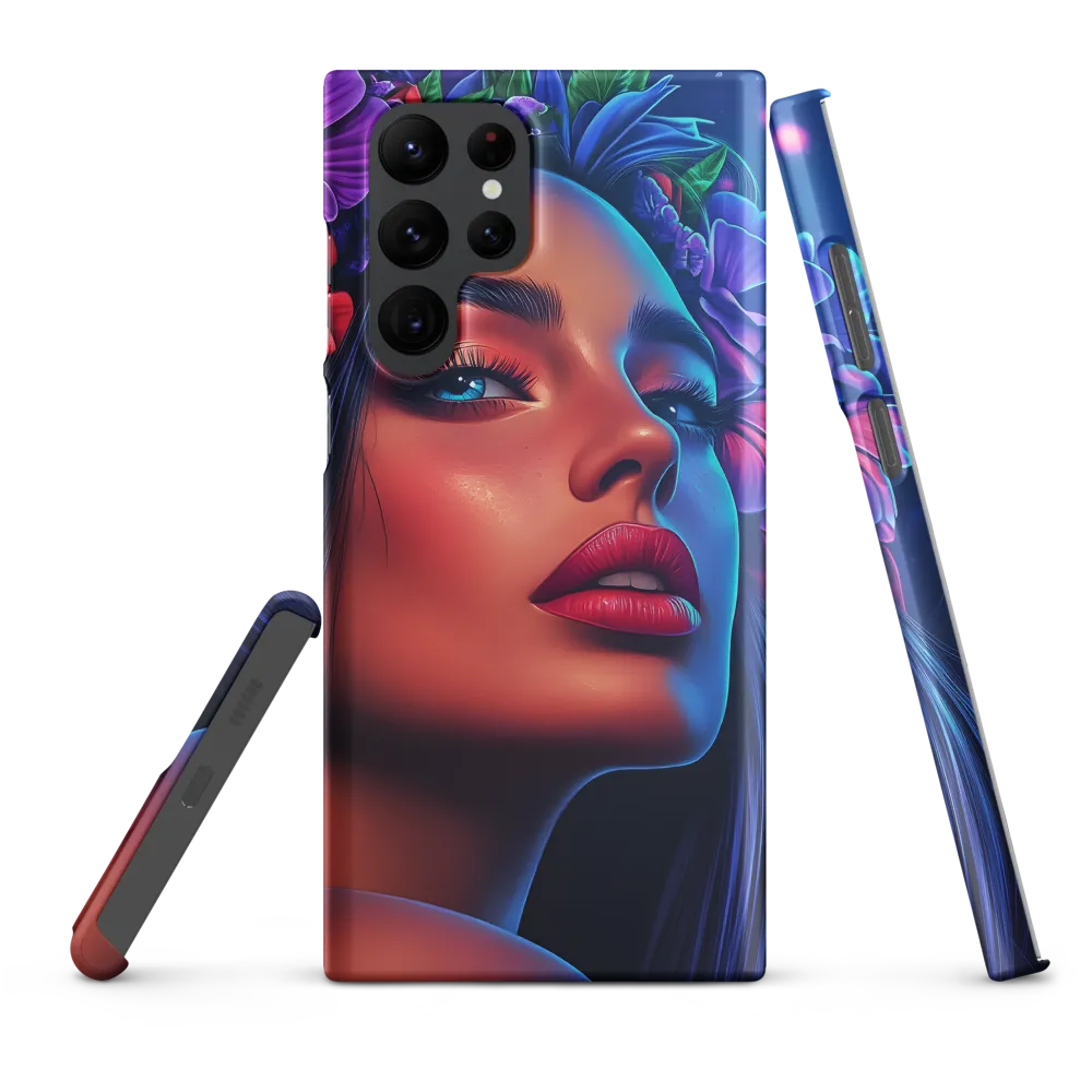 Radiance of the Floral Queen | Phone Case |  S22 Ultra | Snap Case | Matte