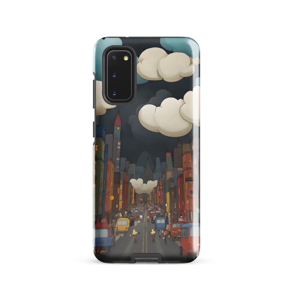 Urban Symphony: A City Awakens at Dusk | Phone Case |  S20 | Tough Case | Glossy