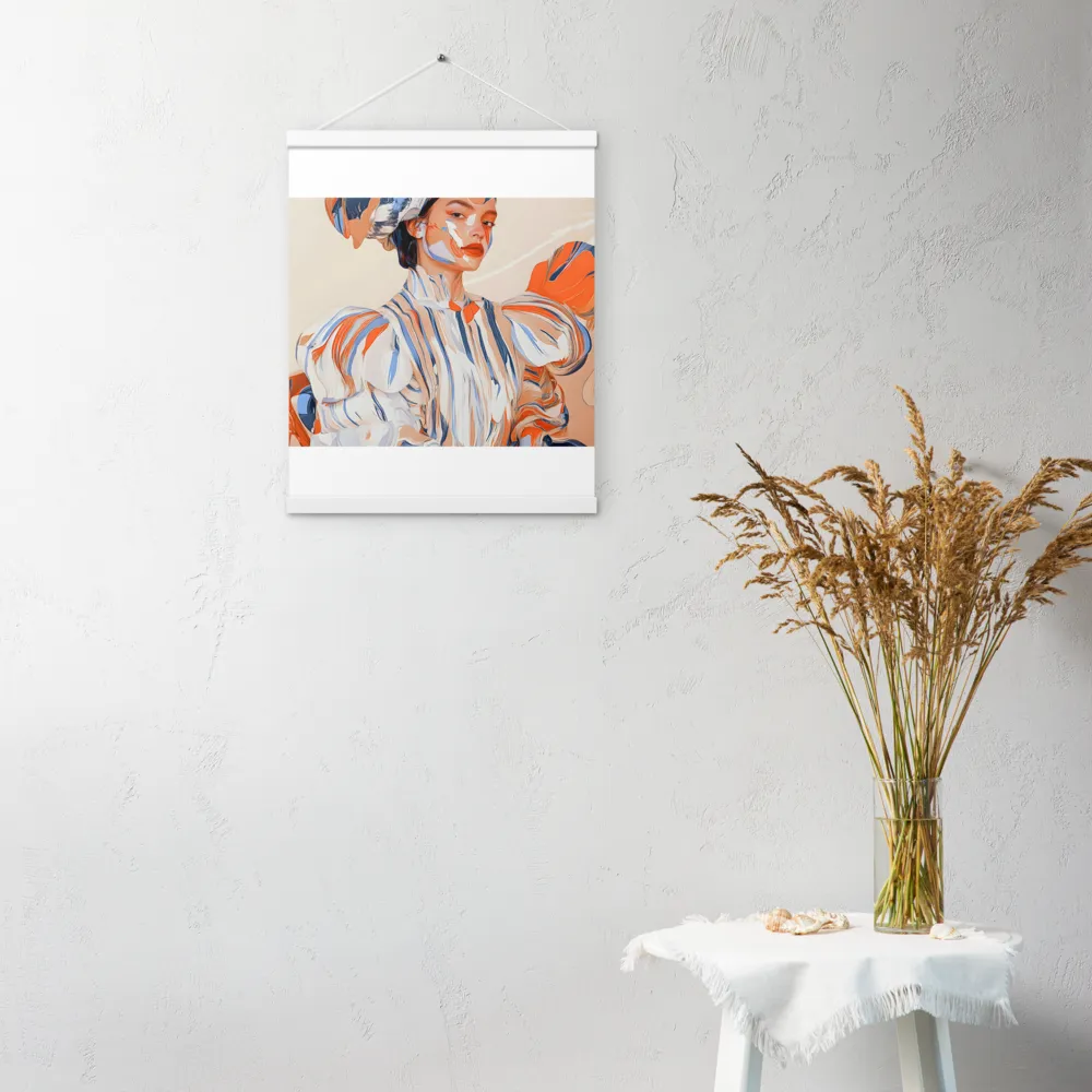 Vibrant Elegance | Poster With White Wood Hanger | 16″×20″