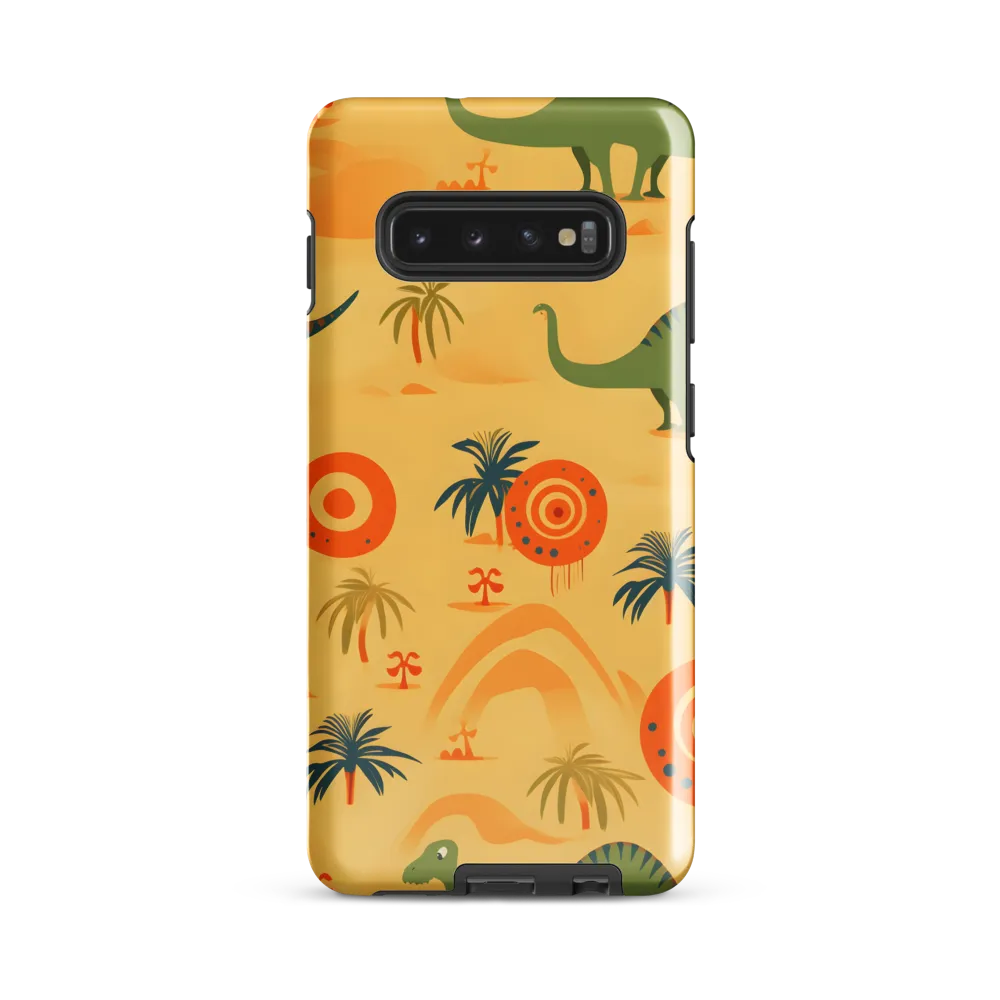 Prehistoric Playtime | Phone Case |  S10 Plus | Tough Case | Glossy