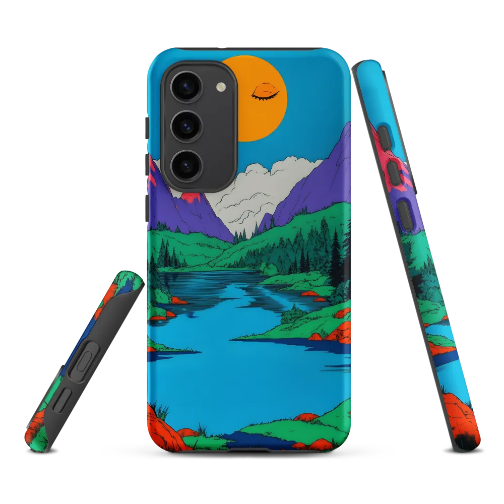 Whimsical Serenity in Vibrant Colors