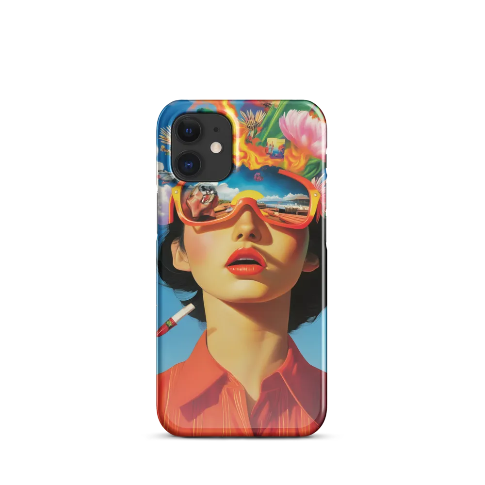 Reflections of Whimsy | Phone Case |  12 Mini | Snap Case | Glossy